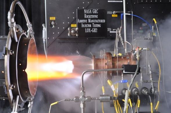 NASA 3D Yazıcı ile Yaptığı Roket Enjektörünü Başarıyla Test Etti