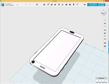 Tasarımın adı:İphone 6S,Tasarımcı:Yusuf Boyun,Okulu:Atatürk Orta Okulu,Program:Autodesk 123D Design